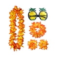 thumbnail image 1 of Conjunto de Falda Hawaiana Hugo Naranja, 1 of 10
