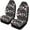 Pink, variant on Cow Print Car Seat Covers Set of 2,Rustic Spotted Milk Cow Fur Texture Black Cowhide Universal Auto Front Seat Protector for Women Cute Animal Skin Pattern Car Accessories Fit for Car Truck
