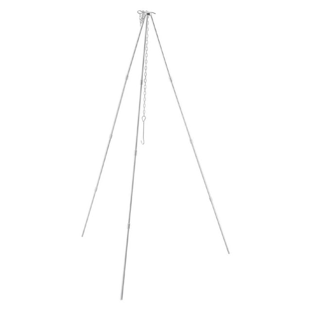 Camping Cooking Tripod with Adjustable Hang Chain for Campfire Picnic Hanging Pot