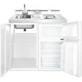 thumbnail image 2 of 39 inch wide all-in-one kitchenette with 2-burner 115V smooth-top cooktop, refrigerator-freezer, sink, and storage cabinet, 2 of 2