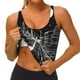 thumbnail image 3 of Balery Futuristic Moonlit Cityscape Sujetadores deportivos con espalda cruzada para mujer, acolchados, sin costuras, de alto impacto, ideales para yoga, gimnasio, entrenamiento y fitness.-Large, 3 of 8