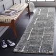 thumbnail image 2 of SAFAVIEH Metro Fulton Distressed Runner Rug, Black/Ivory, 2'3" x 9', 2 of 8