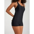 thumbnail image 3 of Womens Boyleg One Piece Swimsuits Bathing Suit with Shorts Competition Racerback Athletic Swimwear Teens Girl, 3 of 5