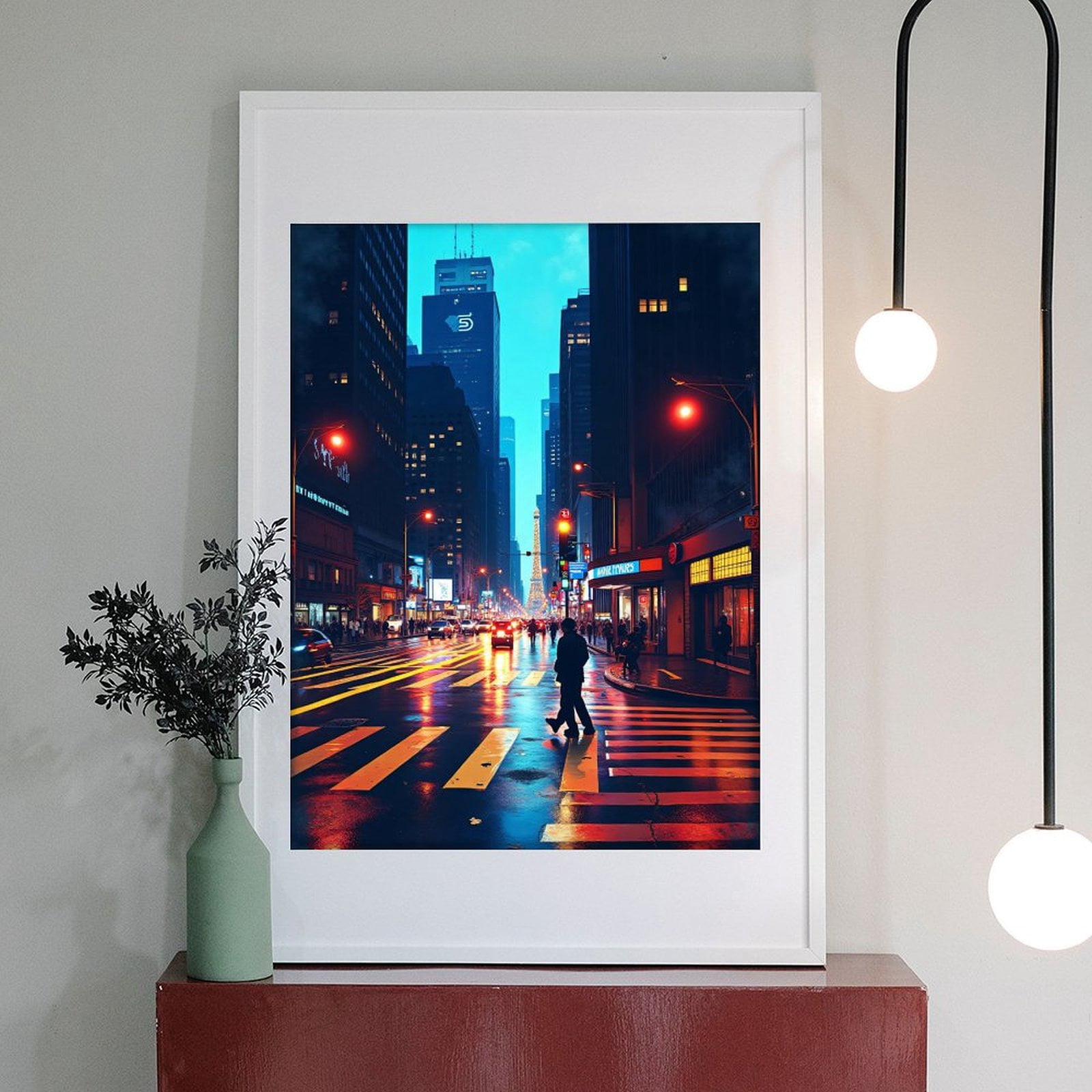 Diamond Art Kits for Adults - Cool Cyberpunk Cityscape Print No.76 5D Frameless Dimond Painting Kit for Adults Beginner, Round Diamond Kits for Home Wall Decor, Gift for Women