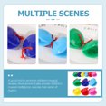thumbnail image 4 of SHINYPASING 12 Pcs Castanettes Bleu Clair pour Enfants pour Éducation Précoce et Donnant des Instruments de Musique, 4 of 6
