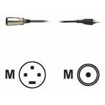 Hosa Audio Interconnect XRM-115 - Audio cable - RCA male to XLR3 male - 15 ft