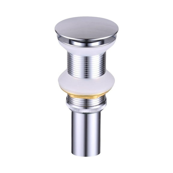 DAX Round Vanity Sink Pop up Drain without Overflow