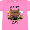 thumbnail image 4 of Inktastic Happy Groundhog Day Cute Boys or Girls Baby Bodysuit, 4 of 5