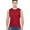 Red, variant on Men's Mesh Vest - Hollow Ice Silk Sleeveless Shirt - 95% Polyester 5% Spandex, Slim Fit, Ideal for Gym, Workout, and Casual Summer Wear