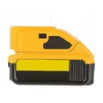 thumbnail image 1 of Adaptador De Batería Para Dewalt De 14.4 18 20 V Con Luz Usb amarillo, 1 of 5
