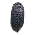 thumbnail image 1 of Tachiuwa 25 Inch Lace Front Wigs For Women Natural Color Human Hair Glueless Lace Closure Black Net, 1 of 9
