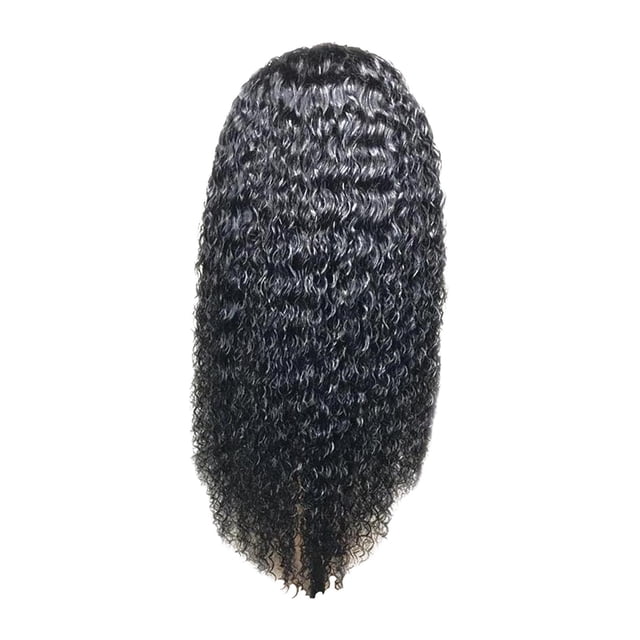 Tachiuwa 25 Inch Lace Front Wigs For Women Natural Color Human Hair Glueless Lace Closure Black Net
