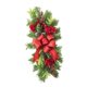 thumbnail image 5 of Corona de lágrima, corona artificial, guirnalda floral artificial, decoración de otoño con lazo, corona para puerta de entrada, para la habitación del Rojo, 5 of 9
