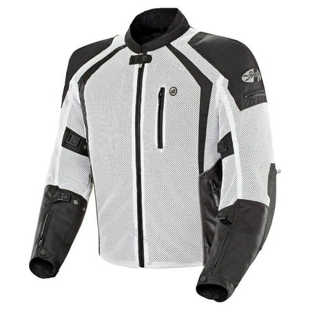 White Joe Rocket - Joe Rocket Phoenix Ion Mens White Mesh Jacket