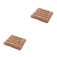thumbnail image 1 of Inteprter Cojines para una experiencia de asiento lujosa y cómoda Cojín único de poliéster para exteriores Cojín para silla Café ligero 40 Café ligero 40*40cm 2Conjunto, 1 of 6
