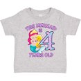 thumbnail image 3 of Inktastic This Mermaid is 4 Years Old Girls Toddler T-Shirt, 3 of 5