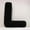Black L, variant on AuroraX Soft Throw Pillows for Couch,Letter Black Personalized Decorative Throw Pillow,Valentines Day Home Sofa Couch Decoration Gifts for Women Men