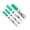Green, variant on 4 Pack Paint Marker Pen, TINGXIN Waterproof Refinishing Marker, Multi Surface Repair Tool, for Stone Letter Restore, Metal Touch Up and Craft Marking, Black