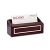 Burgundy 24Kt Gold Tooled BusIndia - INess Card Holder