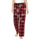 thumbnail image 1 of Fotbe Red Buffalo Plaid Pantalones de Pijama para Mujer, Pantalones de Dormir, Pantalones Pj con Cordón y Bolsillos-XX-Large, 1 of 6