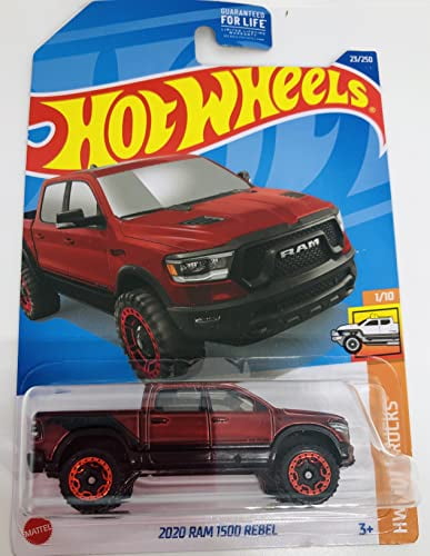 Hot Wheels 2020 DODGE RAM 1500 REBEL Red HW Hot Trucks NEW 1:64 Get 20% Off! 
