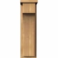 thumbnail image 2 of 7 1/2"W x 10"D x 26"H Huntington Smooth Corbel w/Backplate, Western Red Cedar, 2 of 9