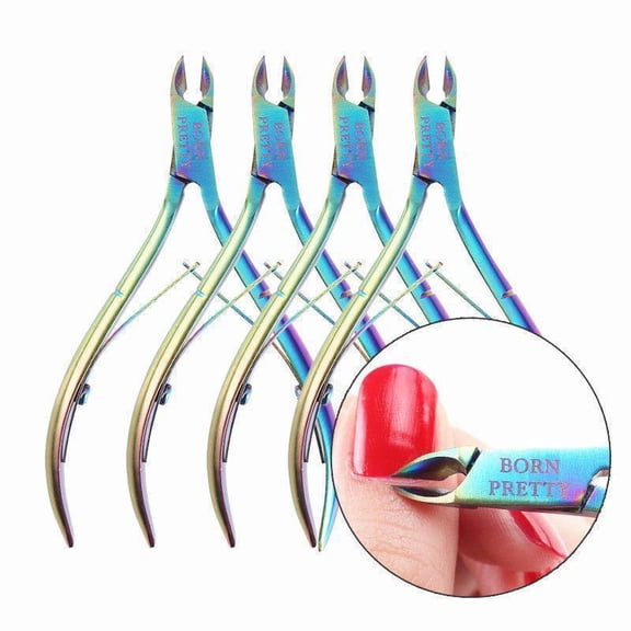 BORN PRETTY Tm Nail Cuticle Rainbow Nipper