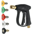 thumbnail image 2 of 3000PSI Car Pressure Washer Gun Set Snow Suds Foam Lance Spray Tips Rotary Turbo Nozzle Kits, 2 of 7
