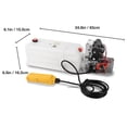 thumbnail image 2 of 8 Quart Hydraulic Pump 12V DC, Double Acting Power Unit for Dump Trailers & Lift Platforms, 2 of 5