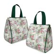 thumbnail image 2 of Pioneer Flower Floral Print Pattern Insulated Lunch Bag for Women & Adults,Large Portable Soft Cooler Lunch Bag,Thermal Food Storage Tote with Pearl Cotton,8.66L,8.75x5.75x9.5 Inch, 2 of 6