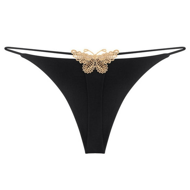 Ropa interior Sexy de mariposa para mujer, lencería, tangas, bragas, ropa interior calada para mujer Fridja nalpqowj44863