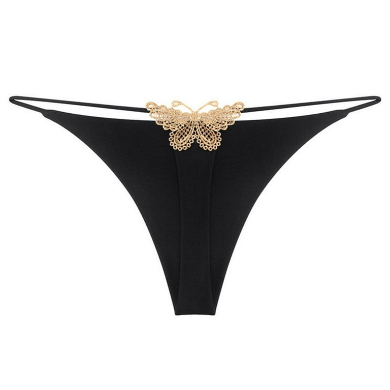 Laydies Briefs Silk G-string Panties Breathable Sexy Thongs Underwear  Lingerie