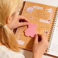 thumbnail image 6 of Gosuguu Heart-Shaped Sticky Notes | 100-Pack Multicolor Adhesive Paper Sheets | Cute Fruit & Animal Designs | 7.5x7cm Matte Paper for Notes & Reminders, 6 of 6