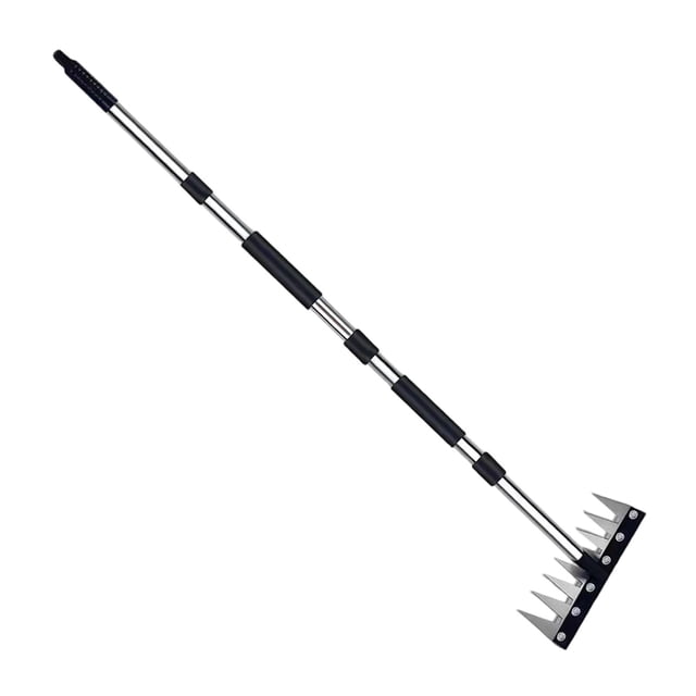 Weedor Manual Extracción Malezas Jardinería Rastrillo y Sacador de Malezas Manual en Acero Manganeso Arrancador Ergonómico Portable de Jardín Herramienta para Suelo Compacta Desmontable y
