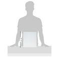 thumbnail image 2 of School Smart Polypropylene Round Ring Binder, 1 Inch, White, 2 of 2