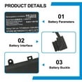 thumbnail image 4 of Kingsener L15M4PC2 Laptop Battery for Lenovo Yoga 710-14ISK 710-14IKB L15L4PC2 7.64V 6960mAh, 4 of 7
