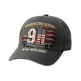 thumbnail image 2 of 9/11 25th Anniversary Patriotic Baseball Cap Honoring The Heroes We Will Never Forget American Flag Embroidered Tactical Dad Hat for Men Women, 2 of 5