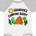 thumbnail image 4 of Inktastic Grandpa's Camping Buddy Boys or Girls Baby Bodysuit, 4 of 5