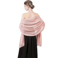 thumbnail image 3 of Pink ,Scarf Women,Shawl , Chiffon Scarf , Women Scarf,Thin Wrap Scarf,175*70cm,Shawls for Evening Dresses,Chiffon Stole,For Bride Wedding Scarf,Soft &, 3 of 5