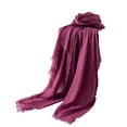 thumbnail image 2 of Lepsheexh Womens Scarf Solid Thin Trendy Long Scarf Comfortable Sun Block Cape for Hot Summer And Cool Air Condition Rooms, 2 of 3
