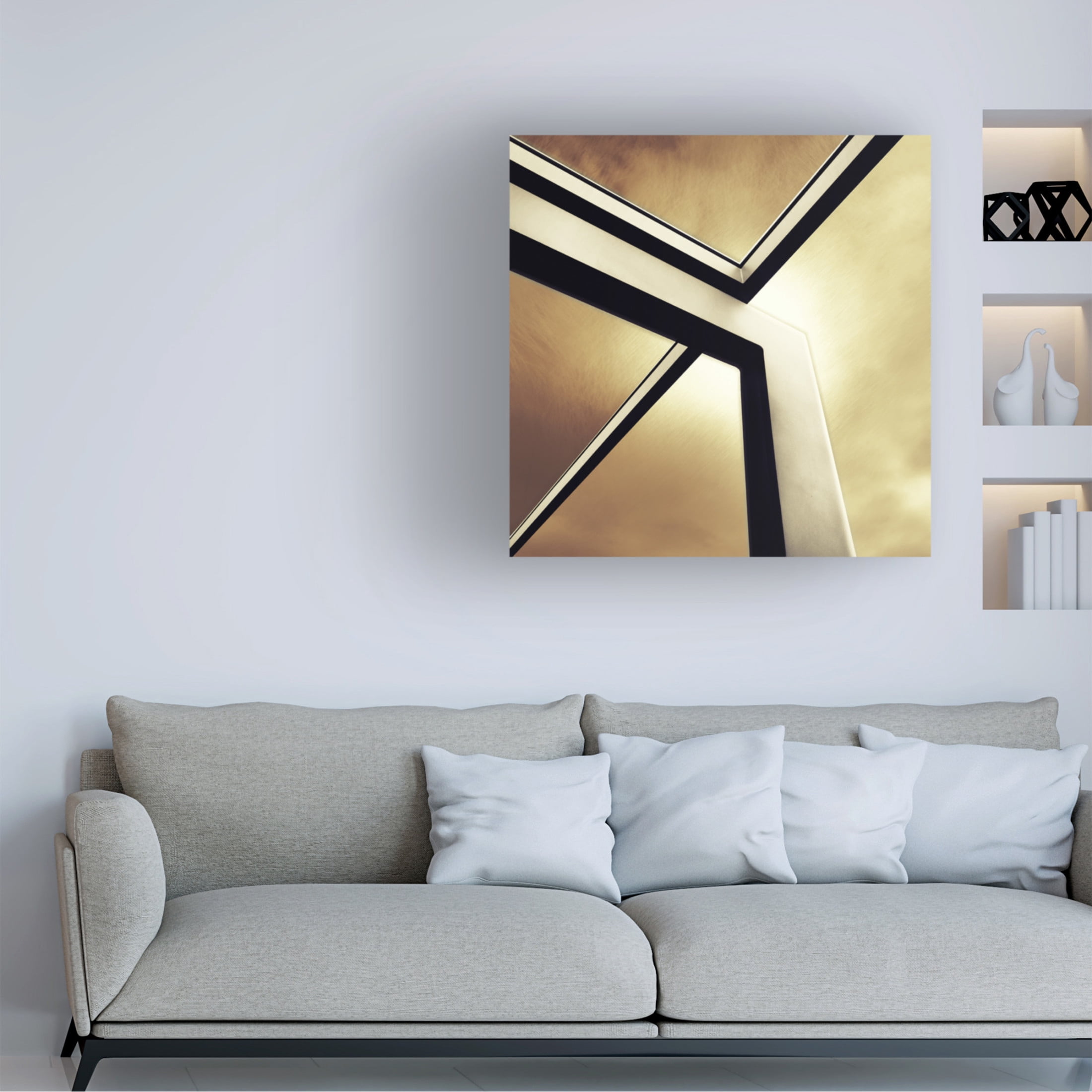 Canvas Wall Art - Marc Huybrighs 'Atlas' Wall Art for Living Room, Bedroom, or Office D?cor by Trademark Fine Art - 24 x 24 Inches