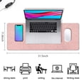 thumbnail image 5 of Inspiring Workspace with our Pink Mouse Pad Featuring a Motivational Quote - Large Desk Mat, Keyboard Pad, Laptop Protector (31.5x11.8in) - Cute Pink Desk Accessories, 5 of 7