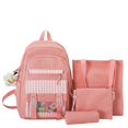 thumbnail image 1 of 4 In 1 Nylon Waterproof Women Backpack Multi Functional Student School Bag For Girls Large capacity Storage Backpacks Sac à dos scolaire, 1 of 7