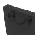 thumbnail image 3 of NFTIGB Outdoor Folding Stadium Chair Cushion Black Portable Floor Seat with Adjustable Backrest, Zippered Storage Pocket and Carrying Handle for Camping Bleachers, 3 of 9
