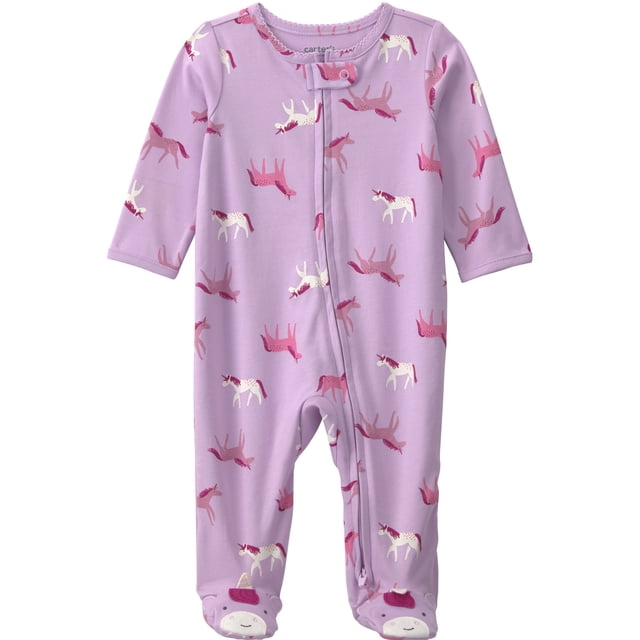 Mameluco Child of Mine con Detalle en Pie, Morado, Talla 6-9M