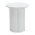 thumbnail image 1 of Mesa Lateral Exterior Kogur Kessa Muebles Blanco 40 x 47 x 40 cm, 1 of 5