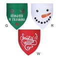 thumbnail image 6 of Xinhuaya Mullti 1pc Dog Christmas Bandanas Pet Adjustable Christmas Holiday Santa Bandanas for Pet Cat Dog Kitty Puppy, 6 of 6