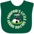 thumbnail image 3 of Inktastic Pawpaw Little Golfing Buddy Boys Baby Bib, 3 of 4