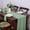 Sage green, variant on Chiffon table Runner Solid Colorful Luxury Rustic Boho Droop For Wedding Baby shower Easter Decoration Valentine Home Decorate
