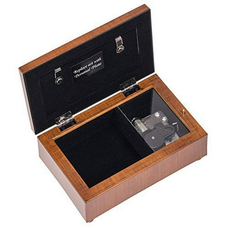 Cottage Garden Dear Godchild Woodgrain Petite Music Box / Jewelry Box Plays J...